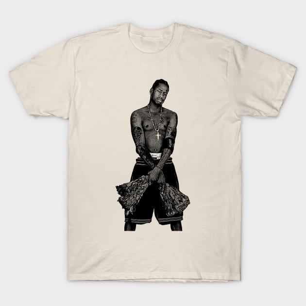 Allen Iverson Roses T-Shirt by Puaststrol